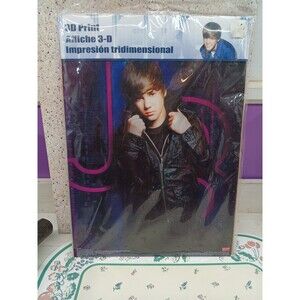 RARE 2011 Justin Bieber 3D 11X14 Poster NOS